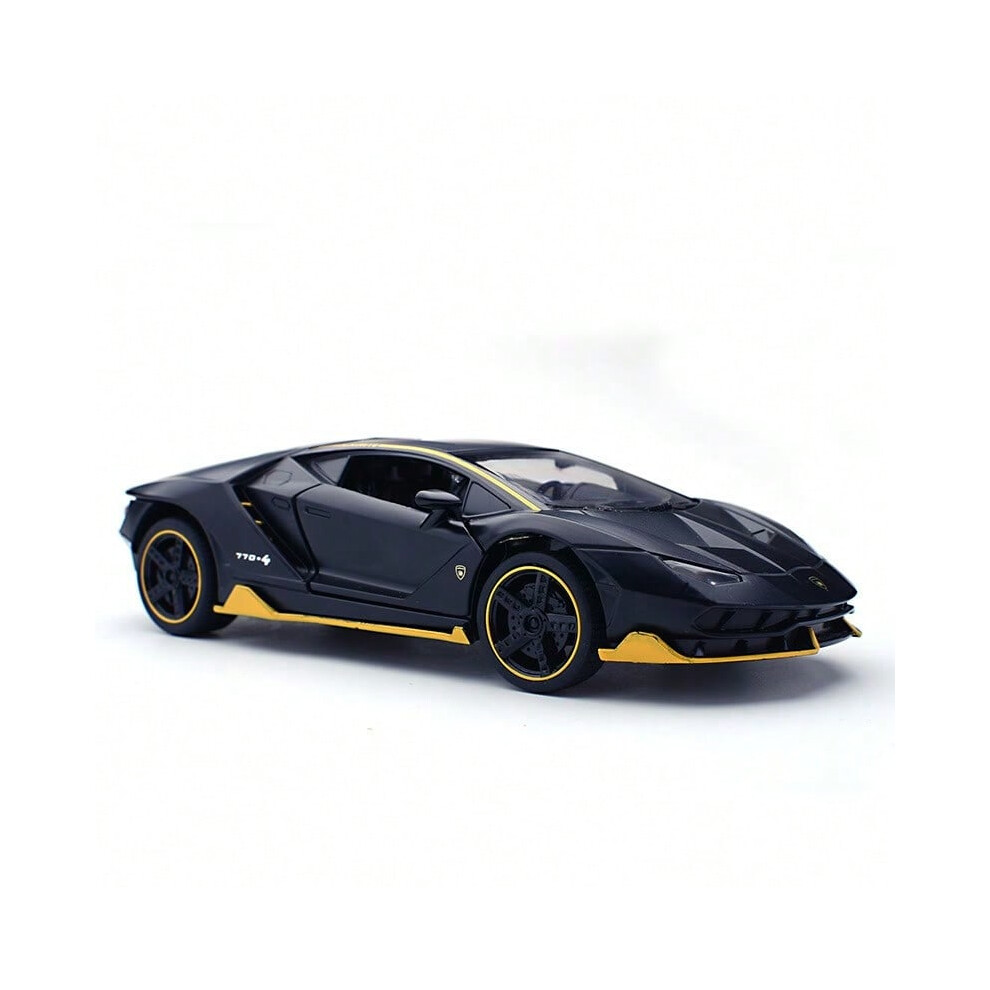 (Matte Black) King Kong deformation hot broken same car model LP770 light pull back children's toy model car-image-OPC-PJCFXWP-NEW