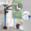 Cabinet Jack 100kg/220.5lb, 45 Drehkopf CS 5