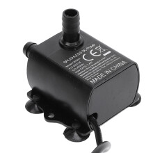 Pompa dell'acqua a bassa tensione, sollevamento 0‑200cm, 250 L/h, IP68, DC5V, USB, sommergibile con LED
