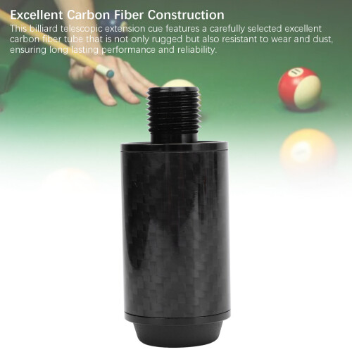 2-Zoll-Carbonfaser-Poolcue-Verlängerung mit Stecker 2