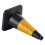 Reflective RC Traffic Cone - Universal for Model Cars Black 14