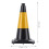 Reflective RC Traffic Cone - Universal for Model Cars Black 4