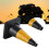 Reflective RC Traffic Cone - Universal for Model Cars Black 8