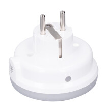 Luce notturna a LED 30 lm ABS calda Auto/Acceso/Spento con spina