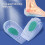Coppe per tallone in silicone a forma di U, 113,55 cm, 1 paio 6