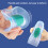 Coppe per tallone in silicone a forma di U, 113,55 cm, 1 paio 8