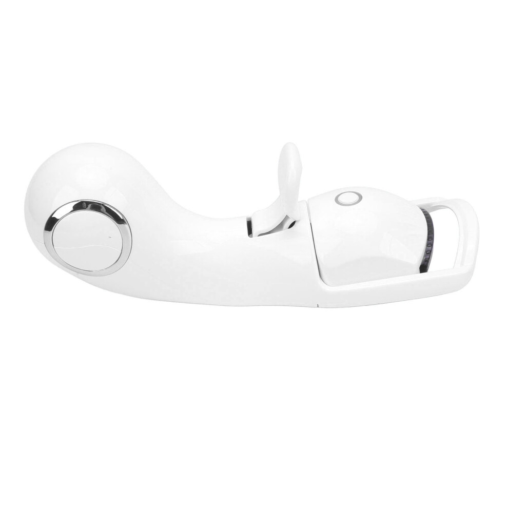 White Heated Electric Eyelash Curler, 3 Levels, Usb Rechargeable,