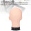 glatzköpfiger Mannequinkopf 26,5 cm/54 cm Silikon 6