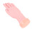 Mano di gomma per pratica delle unghie, modello 7,422 cm 9