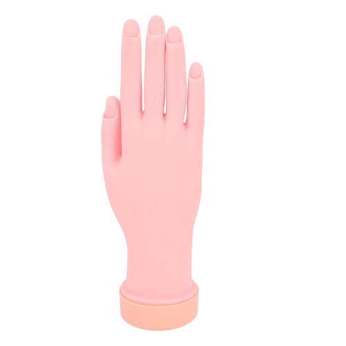 Mano di gomma per pratica delle unghie, modello 7,422 cm 1