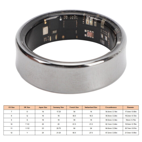 Intelligenter Ring IP68 Schlafmonitor, 128KB ROM, Größe 8 1