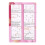 3 pezzi Righello stencil per sopracciglia, 14,5 cm, Oro rosa/Oro 11
