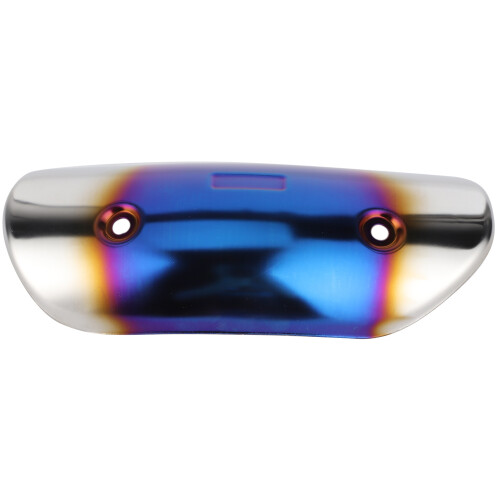 Durable Chrome Exhaust Heat Shield for Motorcycles Universal Fit 1