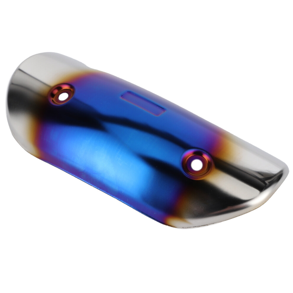 Durable Chrome Exhaust Heat Shield for Motorcycles Universal Fit