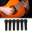 6 pezzi di perni ponte in ebano GL62A per chitarra acustica 15