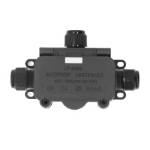 Boîte de jonction étanche en plastique 3 voies IP68 450 V 40 A coffret électrique