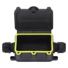 Boîte de jonction étanche IP68 pour éclairage extérieur 3 voies plastique 450 V