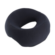 Coussin pour visage en mousse à mémoire de forme bleu marine lit de beauté