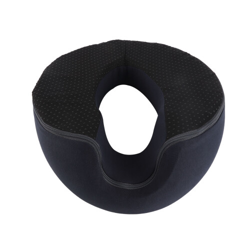 Delicate Navy Blue Face Support Cushion with Ventilation Holes 1