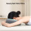 Cuscino per pancia in memory foam grigio, taglia unica 3