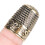 4pcs Brass Sewing Thimble Set with Adjustable Fingertip Protectors 13