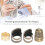 4pcs Brass Sewing Thimble Set with Adjustable Fingertip Protectors 4