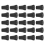25pcs/Pack Heavy Duty Rubber Walking Stick Tips Ferrule Protectors Cane End Tips 4