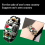 Bracelet en cuir avec drapeau national de la Palestine 3