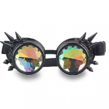 Niitti Steampunk Suojalasit Cyber Hitsaus Gootti Cosplay Vintage Suojalasit Maalaismainen Rave Party Naamiaisasu Musta