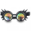 Rivet Steampunk γυαλιά Cyber Welding Goth Cosplay Vintage γυαλιά ρουστίκ rave πάρτι φανταχτερό φόρεμα κ 1