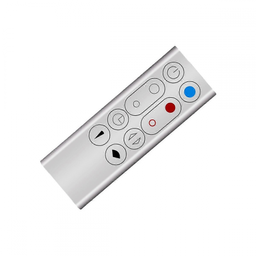 3 Pcs Replacement Remote Control Compatible with AM09 HP00 HP01 Air Purifier Leafless Fan Remote Control Sil 1