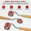 3pcs Rubber Rollers Rollers for Crafting, Ink Roller Set with Comfort Grip for Printmaking, Crafts, 5