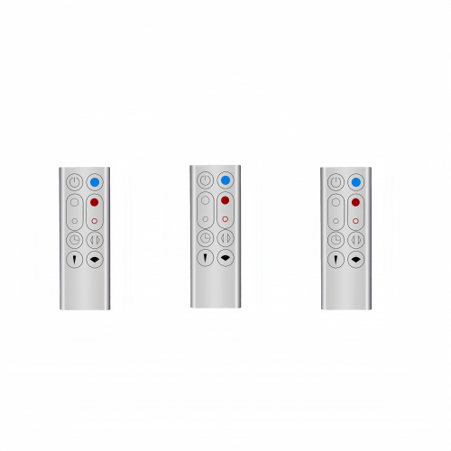 3 Pcs Replacement Remote Control Compatible with AM09 HP00 HP01 Air Purifier Leafless Fan Remote Control Sil