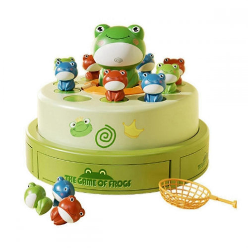 Παιδικό παιχνίδι Launch Frog Cartoon Flying Frog, Πιάσιμο Ανάπτυξης Αισθητηριακή Αλληλεπίδρα