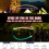 Φωσφορικός δίσκος LED που λάμπει στο σκοτάδι - 38 φώτα LED RGB, 7+5 λειτουργίες φωτισμού, 4