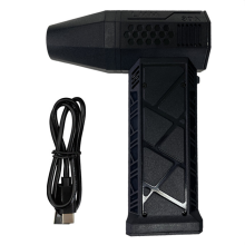 Air Blaster 2.0, Hydrayne Rechargeable Mini Electric Air Dust Collector - 3 Speed Adjustable, 130000 RPM Powerful Blower with Light