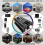 4000w 12v 220v/110v LED AC Αυτοκινήτου Μετατροπέας Φορτιστής Μετατροπέας Διπλός Μετασχηματ 5