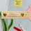Wooden pregnancy test storage box 1