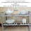Organizzatore sottolavello grigio a due livelli 38-70 cm 7