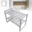 Organizzatore sottolavello grigio a due livelli 38-70 cm 1