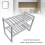 Organizzatore sottolavello grigio a due livelli 38-70 cm 9