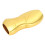 2 piezas funda para encendedor 3D humano aluminio dorado 8