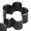 2 Stück Blumenförmiges Leder-Stanzformen-Set Ø 58/46 mm 7