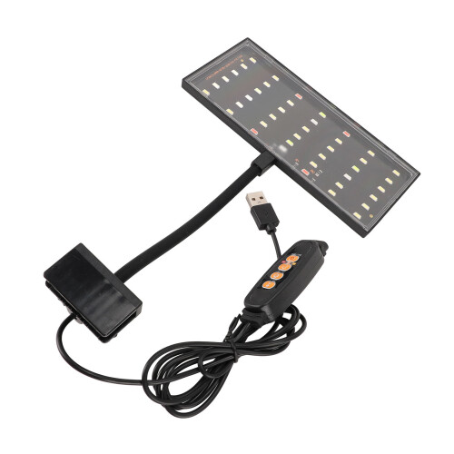 Clip-On-Aquariumlicht USB LED dimmbar 180x265mm
