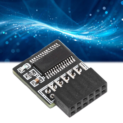 Modulo TPM 2.0 SPI SLB9665 a 12-pin per Windows 10/11 2