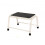Oypla Oypla Single Caravan Step Stool Steel Non Slip Rubber Tread Safety 2