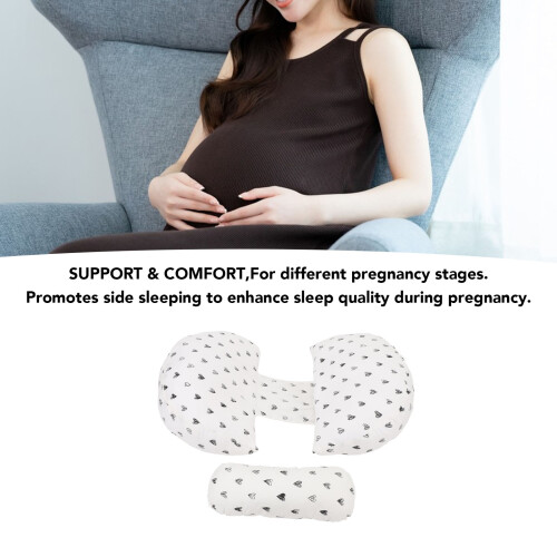 Pregnancy Wedge Pillow Waist Support Side Sleeping Pillow 60x40 cm 2