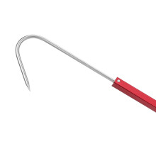 Portable Telescopic Sea Fishing Gaff 90CM Aluminum Alloy Red