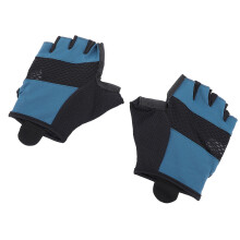 Guantes de ciclismo de dedos cortos azules para bicicleta de carretera M