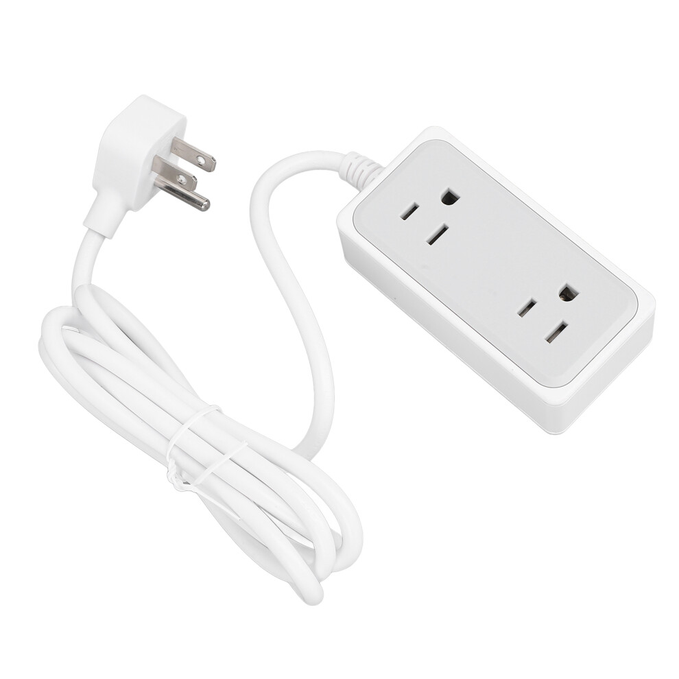 Power Strip 1250W 5-in-1 USB-C & A AC Outlet Flat Plug 100x50mm